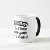 Mug Magique Sarcastic Coffee Quotes (Devant droit)