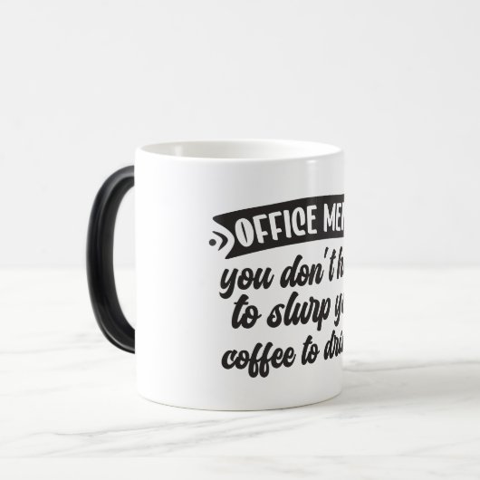 Mug Magique Sarcastic Coffee Quotes (Devant gauche)
