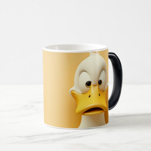 Mug Magique Sarcastic Duck Face 3D (Devant droit)