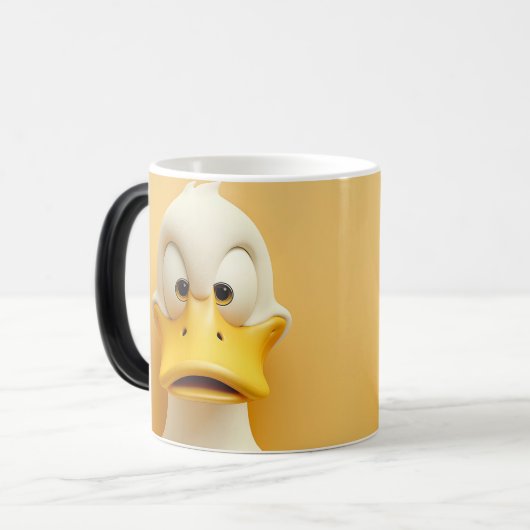 Mug Magique Sarcastic Duck Face 3D (Devant gauche)