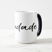 Mug Magique Saudade Noir (Devant droit)