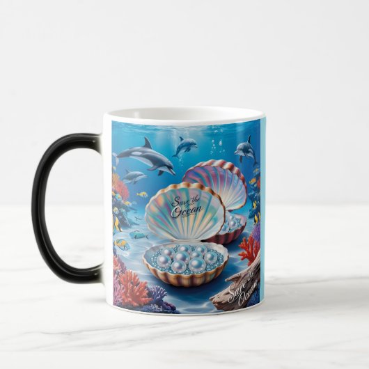 Mug Magique sauver l'océan (Gauche)