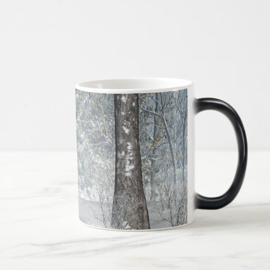 Mug Magique scène d'hiver (Droite)