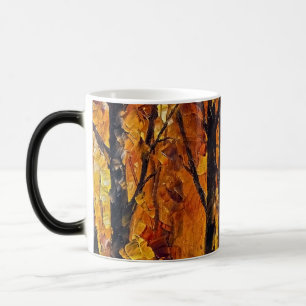 Mug Magique scène forestière dans les tons d'automne doré