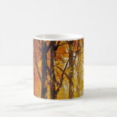 Mug Magique scène forestière dans les tons d'automne doré (Centre)