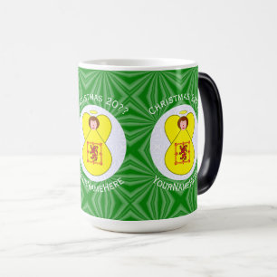 Mug Magique Scot Lion Rampant Angel Noël Drapeau Personnaliser