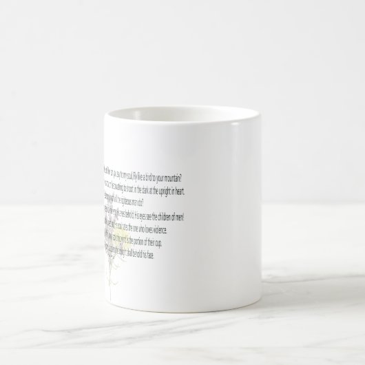 Mug Magique Scripture, psaume 11 (Centre)
