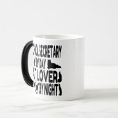 Mug Magique Secrétaire de l'école Amoureux des chats (Devant gauche)