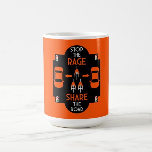 Mug Magique Sécurité Routière à Vélo (Centre)