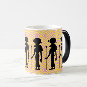 Mug Magique Sekhmet : La déesse égyptienne Silhouette & Symbol