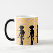 Mug Magique Sekhmet : La déesse égyptienne Silhouette & Symbol (Gauche)