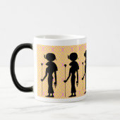 Mug Magique Sekhmet : La déesse égyptienne Silhouette & Symbol (Gauche)