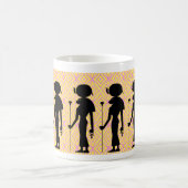 Mug Magique Sekhmet : La déesse égyptienne Silhouette & Symbol (Centre)