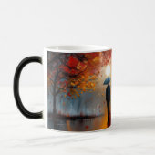 Mug Magique 🍂 ☕ 🌧️ "Sérénité d'automne ☔ (Gauche)
