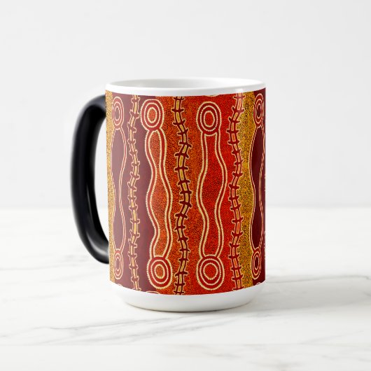 Mug Magique Serpents autochtones. (Devant gauche)