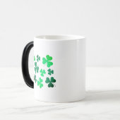 Mug Magique Shamrock Clover Leaf Irlande Irish Modern Elegant (Devant gauche)