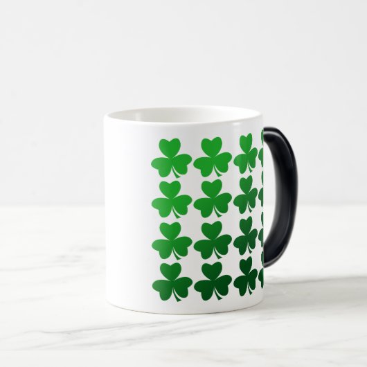 Mug Magique Shamrocks (Devant droit)