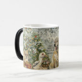 Mug Magique Shared Warmth Whimsical Farmhouse Animals Campfire (Devant gauche)