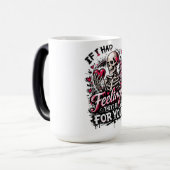 Mug Magique Si j'avais des sentiments, ils seraient pour toi, (Devant gauche)