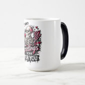 Mug Magique Si j'avais des sentiments, ils seraient pour toi, (Devant droit)