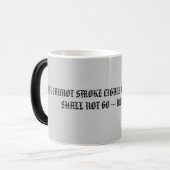 MUG MAGIQUE SI JE NE PEUX PAS FUMER DES CIGARES DANS LE CIEL, (Devant gauche)