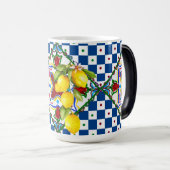Mug Magique Sicilien, majolica, tuiles, citrons  (Devant droit)