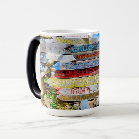 Mug Magique Signe de distance (Devant gauche)