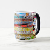 Mug Magique Signe de distance (Devant droit)