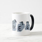 Mug Magique Signe de plouc de ruban adhésif (Devant droit)