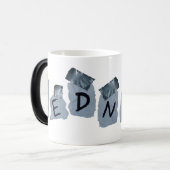 Mug Magique Signe de plouc de ruban adhésif (Devant gauche)