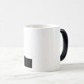 Mug Magique Silhouette de plate-forme de forage (Devant droit)