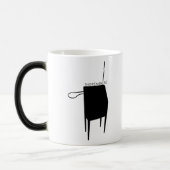 Mug Magique Silhouette RCA Theremin 30 (noir) (Gauche)