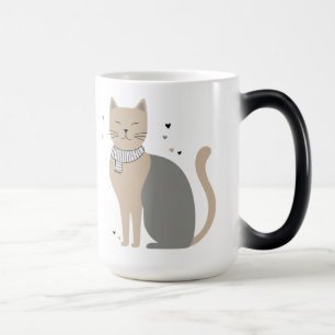 Mug Magique Simple mignonne chatte chatte animal meow pet Vale