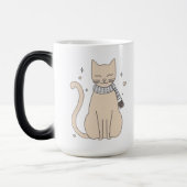Mug Magique Simple mignonne chatte chatte animal meow pet Vale (Gauche)