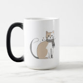 Mug Magique Simple mignonne chatte chatte animal meow pet Vale (Gauche)