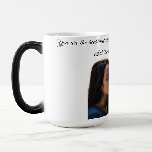 Mug Magique Sip the Feelings of Your Heart ❤️ (Gauche)