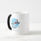 Mug Magique Ski nautique de style vintage (Devant gauche)