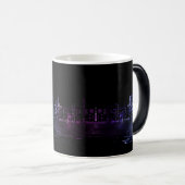 Mug Magique Skyline nocturne (Devant droit)