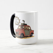 Mug Magique Sloth and Bunny Cartoon Road Trip Adventure (Devant gauche)