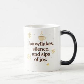 Mug Magique Snowflakes, Silence, and Sips of Joy | Cozy Winter