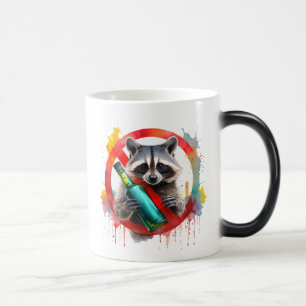 Mug Magique Sobre, Raccoon, Sans alcool, non alcoolisé
