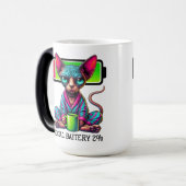 Mug Magique Social Battery (Devant gauche)