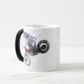 Mug Magique Socle de nez - Motocross (Devant gauche)