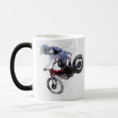 Mug Magique Socle de nez - Motocross (Gauche)