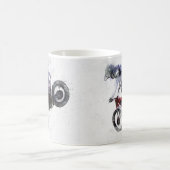 Mug Magique Socle de nez - Motocross (Centre)