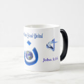 Mug Magique Solidarité chrétienne (Devant droit)