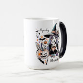 Mug Magique Sorcière d'Halloween éffrayante pour pause café (Devant droit)