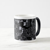 Mug Magique Sortir noir (Devant droit)