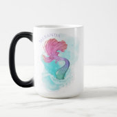 Mug Magique Sous la mer | Queue de sirène personnalisée (Gauche)