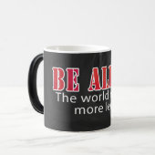 Mug Magique Soyez alerte (Devant gauche)